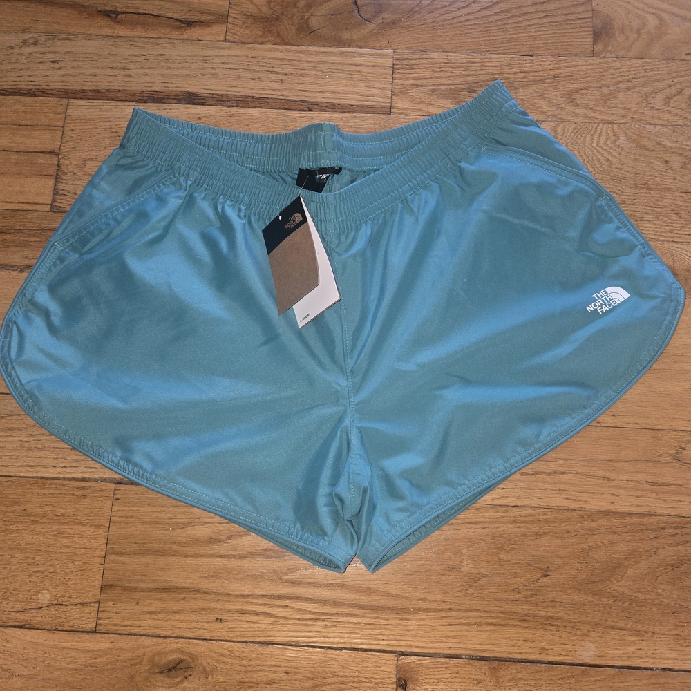 The North Face Women's Teal Athletic Running Shorts